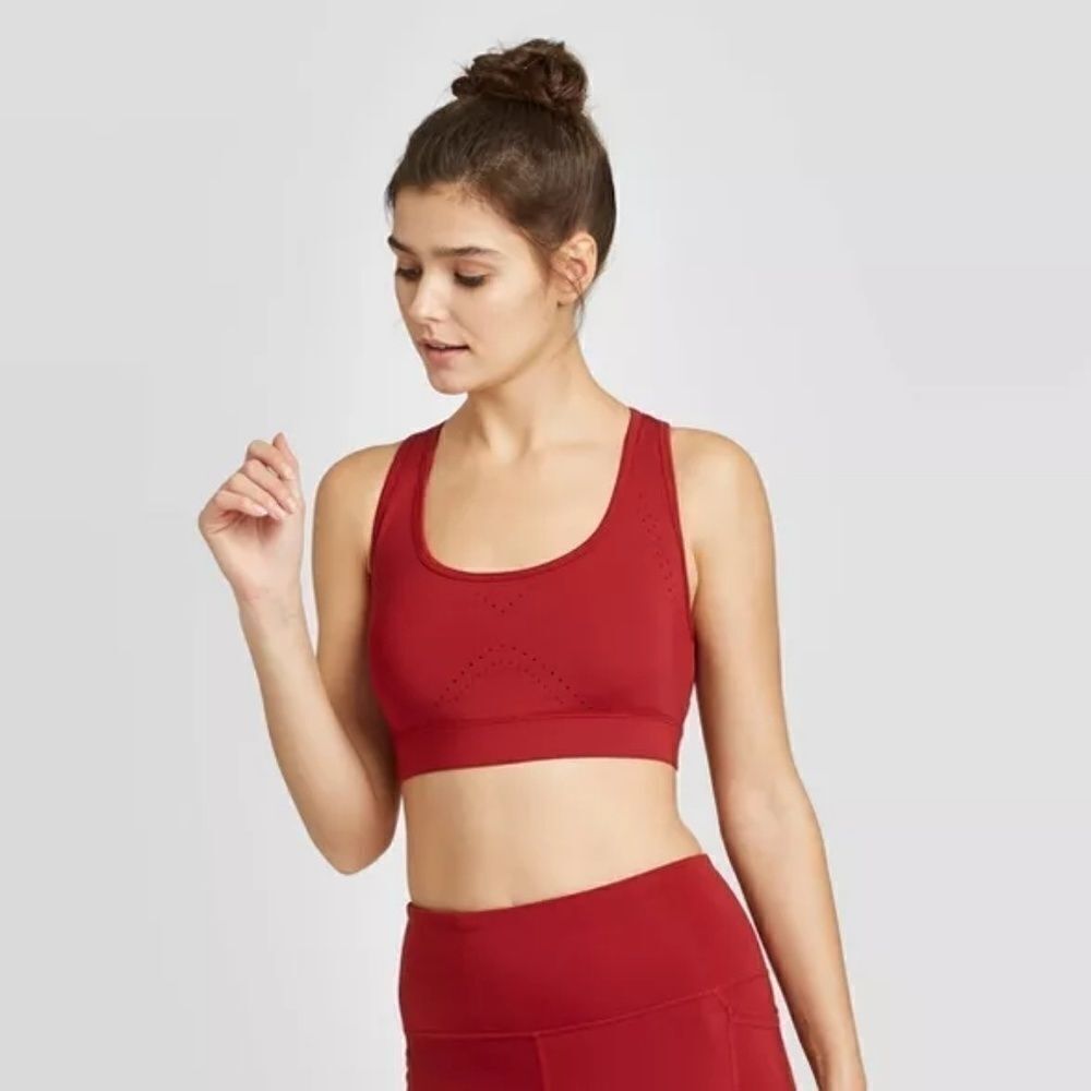 Women's Sequoia Laser Cut Racerback Sports Bra 